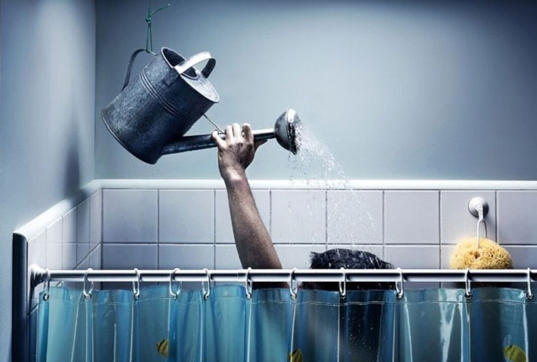 tomar banho antes de aumentar o pênis com bicarbonato de sódio