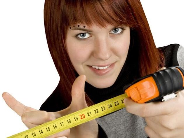 Resultado perceptível de exercícios de aumento do falo